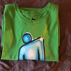 Green Billie Eilish t-shirt